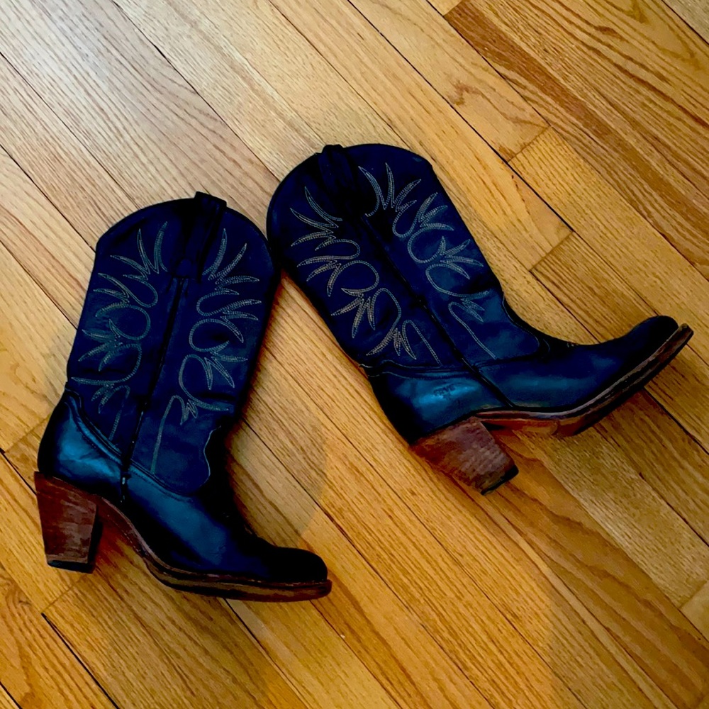 Vintage Frey Cowboy Boots